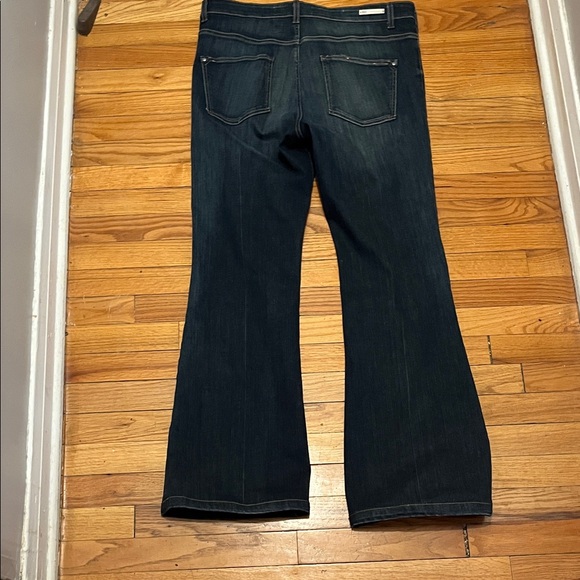 Pilcro Dark Blue Flare Jeans - Picture 6 of 11